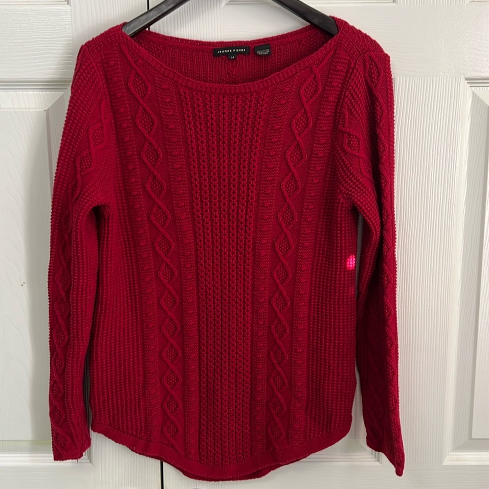 Beautiful Red Knit Sweater
